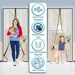 Magnetic Mosquito Door Net Curtain