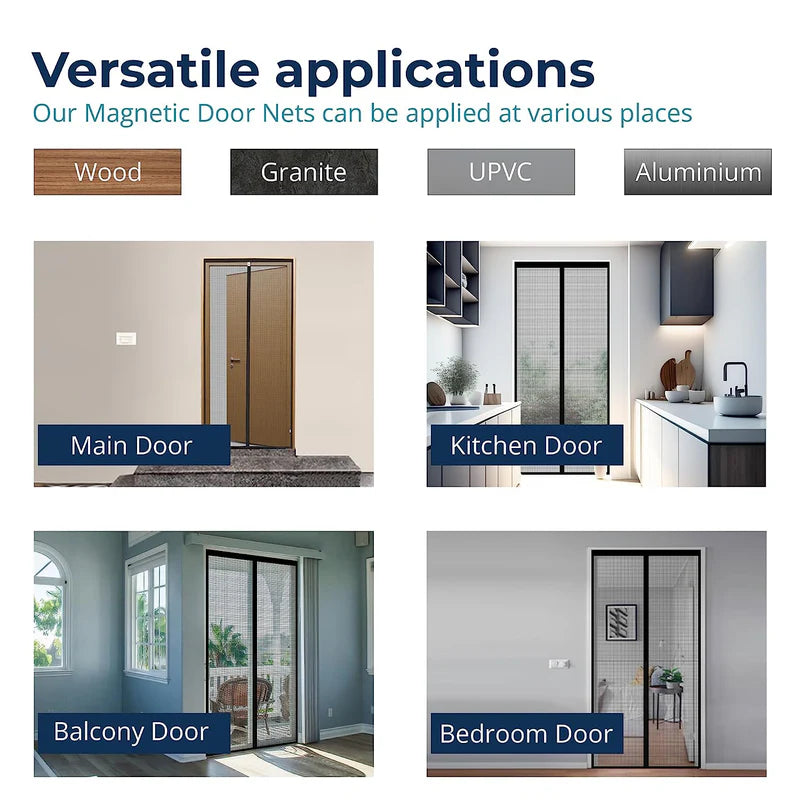 Magnetic Mosquito Door Net Curtain
